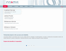 Tablet Screenshot of finamis.com
